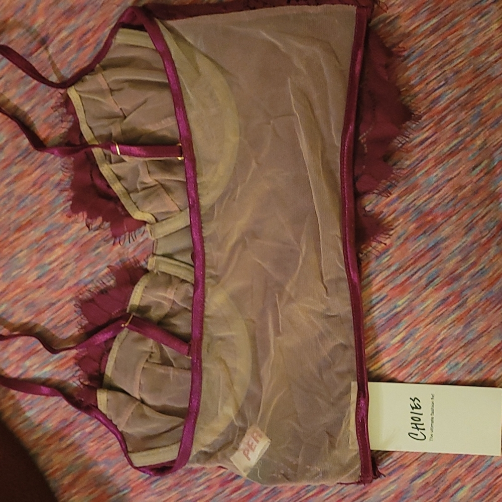 Small Magenta bralette - Picture 2 of 2